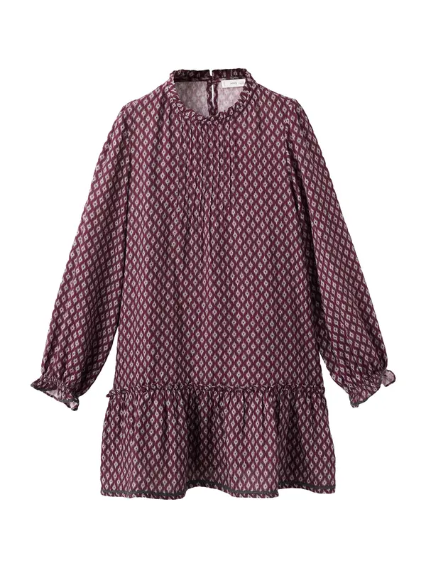 MANGO KIDS MANGO KIDS Haljina 'Carmela'  bordo / bijela