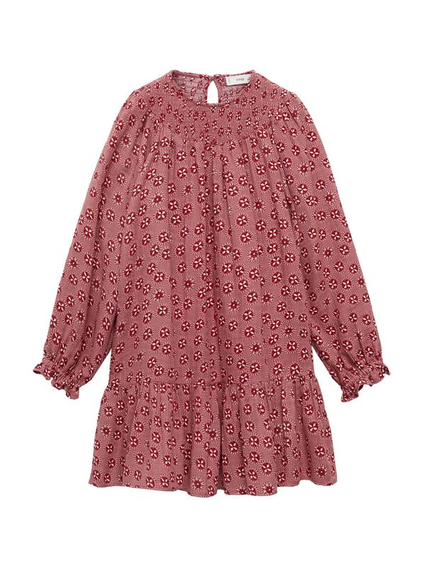 MANGO KIDS MANGO KIDS Haljina 'GINI'  magenta / bordo / bijela