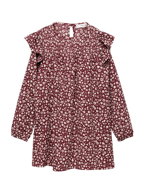 MANGO KIDS MANGO KIDS Haljina 'LUCIA'  tamno crvena / bijela