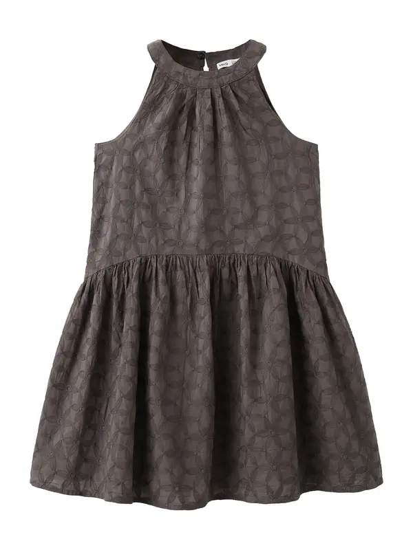 Mango MANGO KIDS Haljina 'Zoe'  čokolada / crna