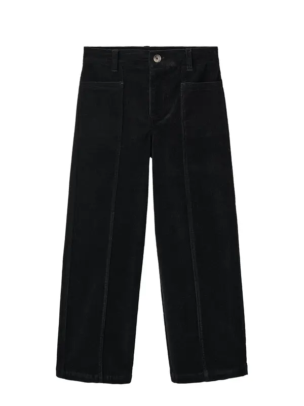 Mango MANGO KIDS Hlače 'CRIS'  crna