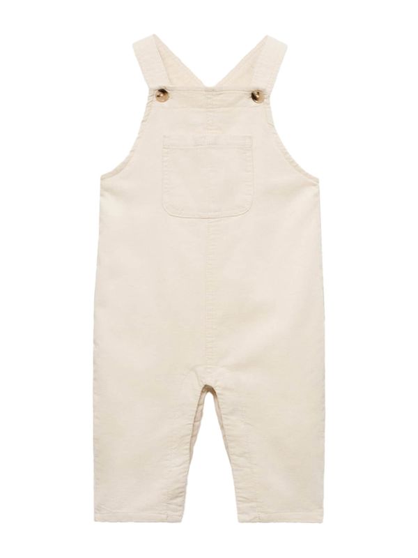 MANGO KIDS MANGO KIDS Hlače s tregerima 'ALBANY'  ecru/prljavo bijela