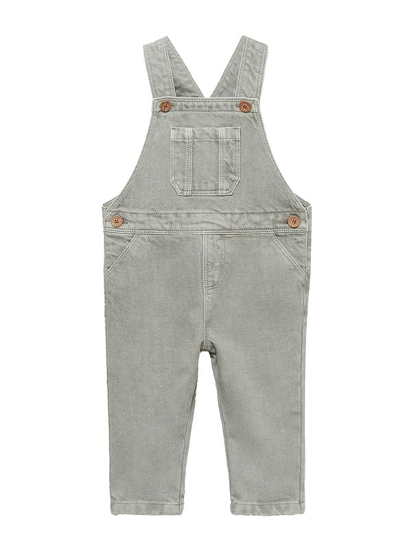 MANGO KIDS MANGO KIDS Hlače s tregerima 'MILOS'  svijetloplava