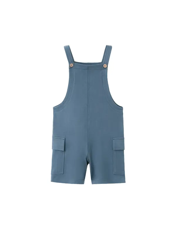 Mango MANGO KIDS Hlače s tregerima  opal