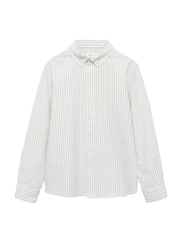 MANGO KIDS MANGO KIDS Košulja  svijetlozelena / bijela