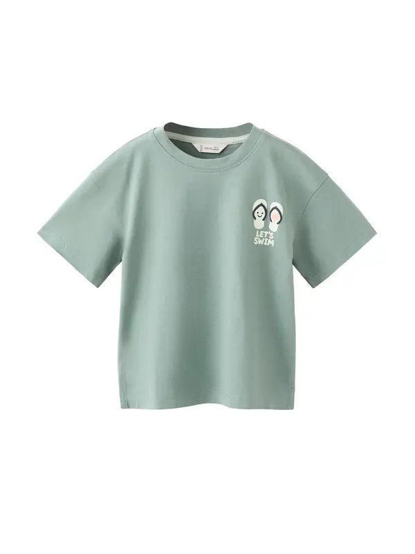 MANGO KIDS MANGO KIDS Majica 'MFLIP'  mornarsko plava / menta / pastelno zelena / rosé