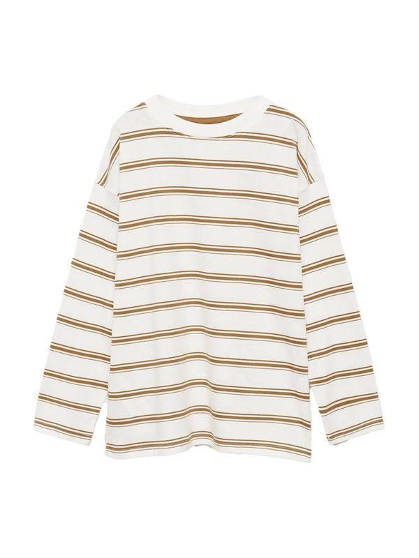 MANGO KIDS MANGO KIDS Majica 'NORETRO'  oker / bijela