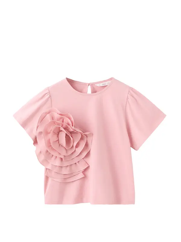 Mango MANGO KIDS Majica  roza