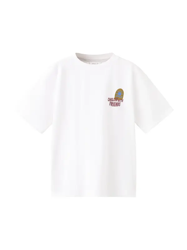 Mango MANGO KIDS Majica 'SKATE'  kraljevsko plava / limun / burgund / bijela