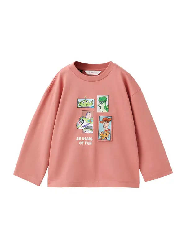 MANGO KIDS MANGO KIDS Majica 'TOYFUN'  zelena / narančasta / bijela