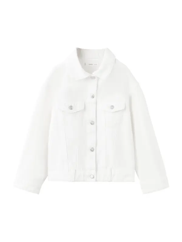 MANGO KIDS MANGO KIDS Prijelazna jakna 'Alice'  bijeli traper