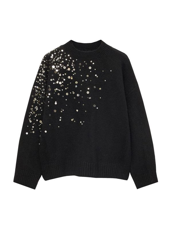 MANGO KIDS MANGO KIDS Pulover 'Holly'  crna