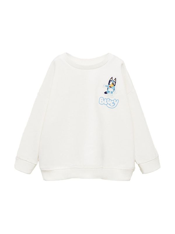 MANGO KIDS MANGO KIDS Sweater majica 'BLUEY'  svijetloplava / žuta / crna / bijela