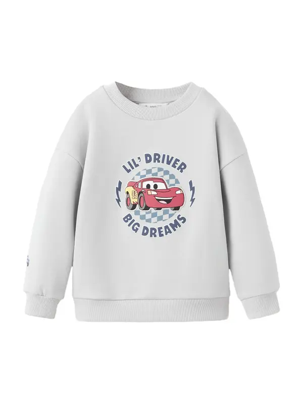 Mango MANGO KIDS Sweater majica 'CDRIVER'  morsko plava / žuta / siva / crvena