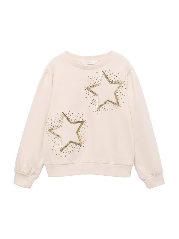 MANGO KIDS MANGO KIDS Sweater majica 'DISCO'  zlatna / roza