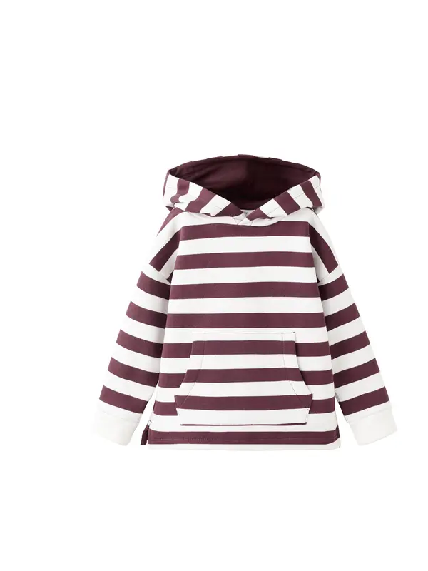 Mango MANGO KIDS Sweater majica 'JAMES'  tamno crvena / bijela
