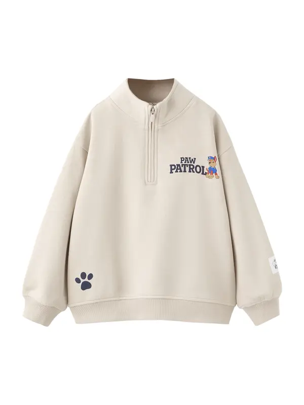 MANGO KIDS MANGO KIDS Sweater majica 'Pawpat'  bež / morsko plava / žuta / svijetlocrvena