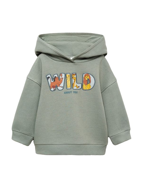 MANGO KIDS MANGO KIDS Sweater majica 'WILDLK'  svijetloplava / konjak / med / pastelno zelena