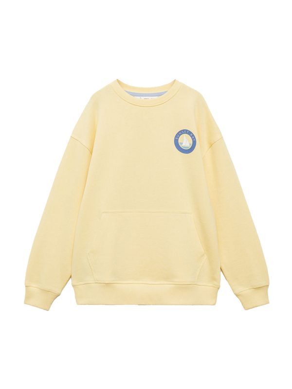 MANGO KIDS MANGO KIDS Sweater majica 'WIND'  plava / svijetloplava / pastelno žuta