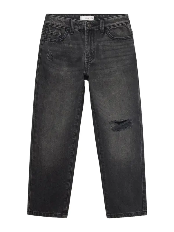 MANGO KIDS MANGO KIDS Traperice 'DAD'  crni traper