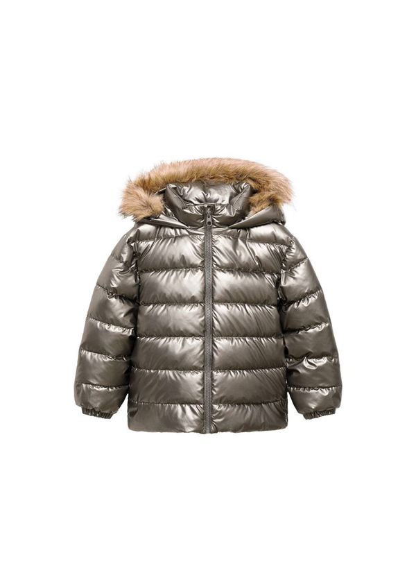 MANGO KIDS MANGO KIDS Zimska jakna  srebro