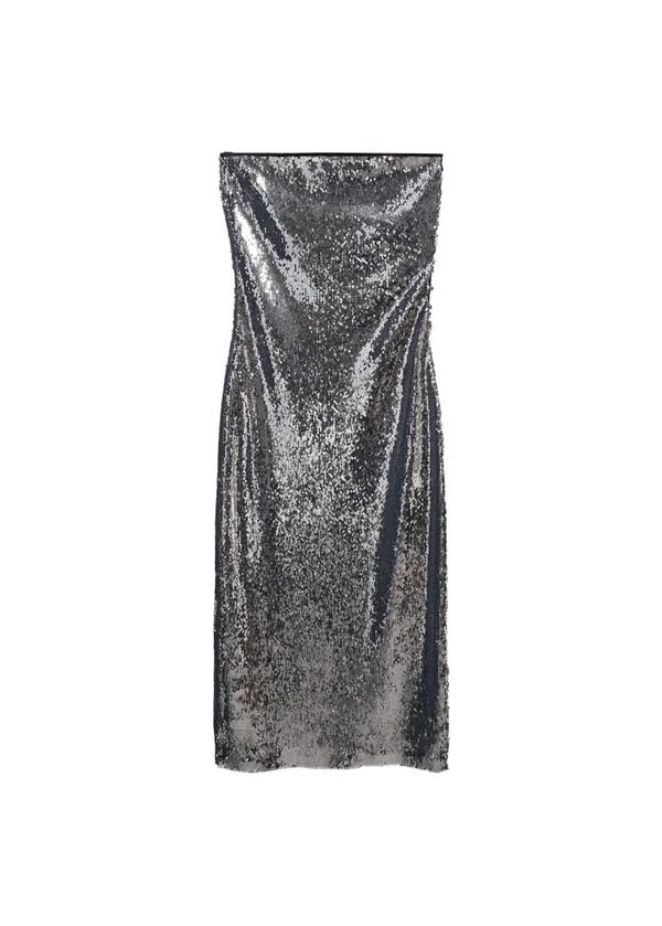 MANGO MANGO Koktel haljina 'Xariel'  srebro
