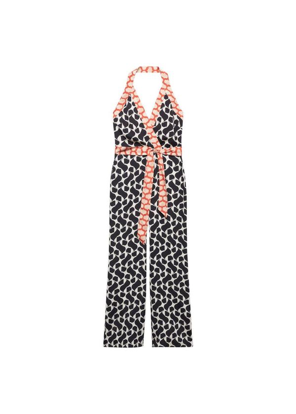 MANGO MANGO Kombinezon 'Cosim'  narančasta / crna / bijela