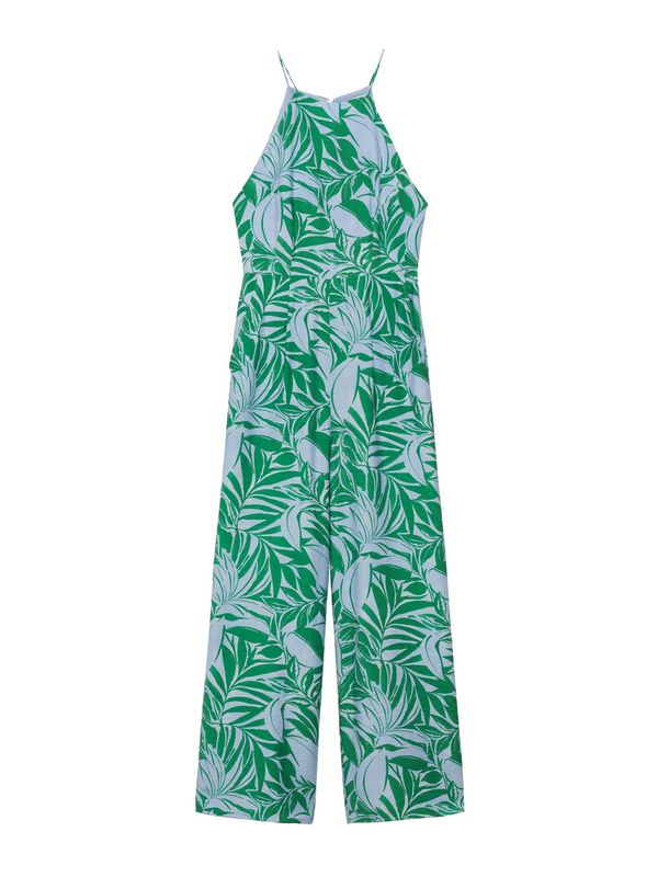 MANGO MANGO Kombinezon 'Olimpio'  golublje plava / kraljevski zelena