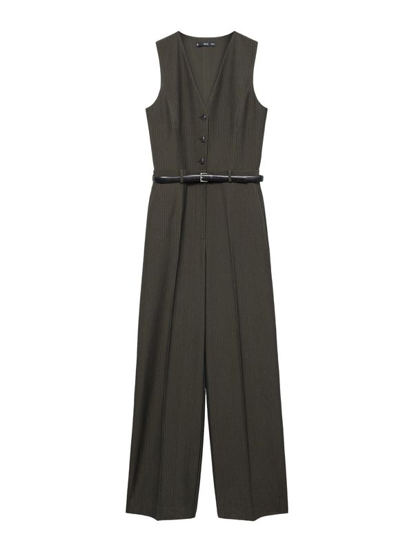 MANGO MANGO Kombinezon 'YOLAN4'  tamo siva / bijela