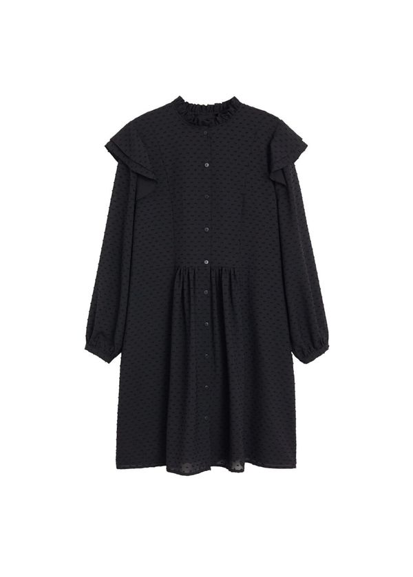 MANGO MANGO Košulja haljina 'Bobo'  crna