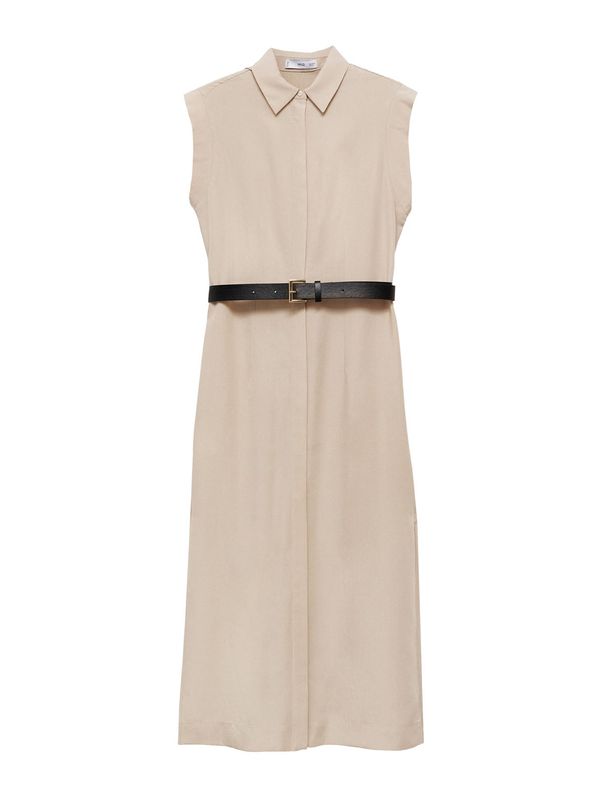 MANGO MANGO Košulja haljina 'Cami'  svijetlosmeđa