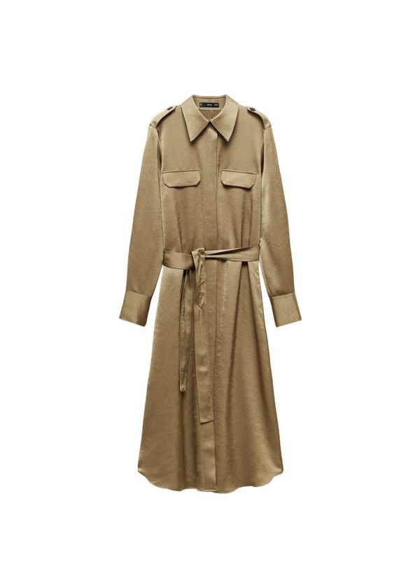 MANGO MANGO Košulja haljina 'Jana'  kaki