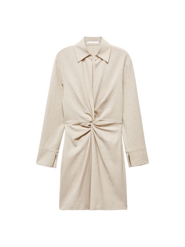 MANGO MANGO Košulja haljina 'JULINDA'  pijesak