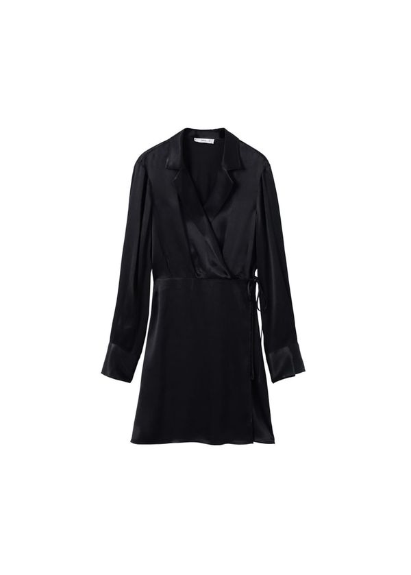 MANGO MANGO Košulja haljina 'Sabrina'  crna