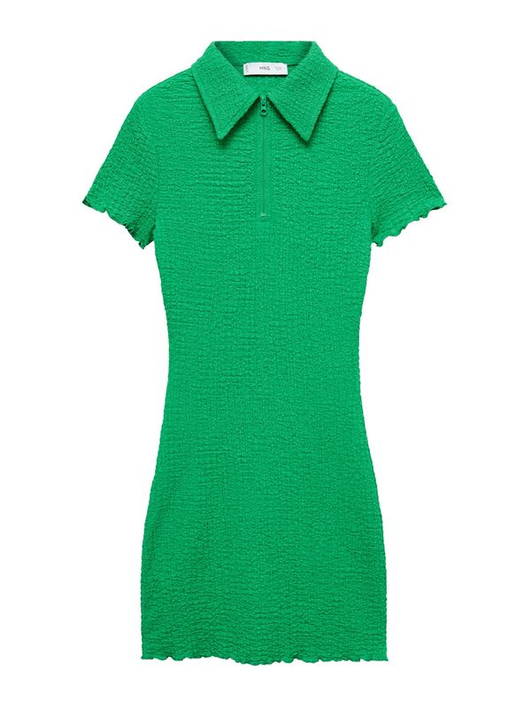 MANGO MANGO Košulja haljina 'TRAMA'  zelena