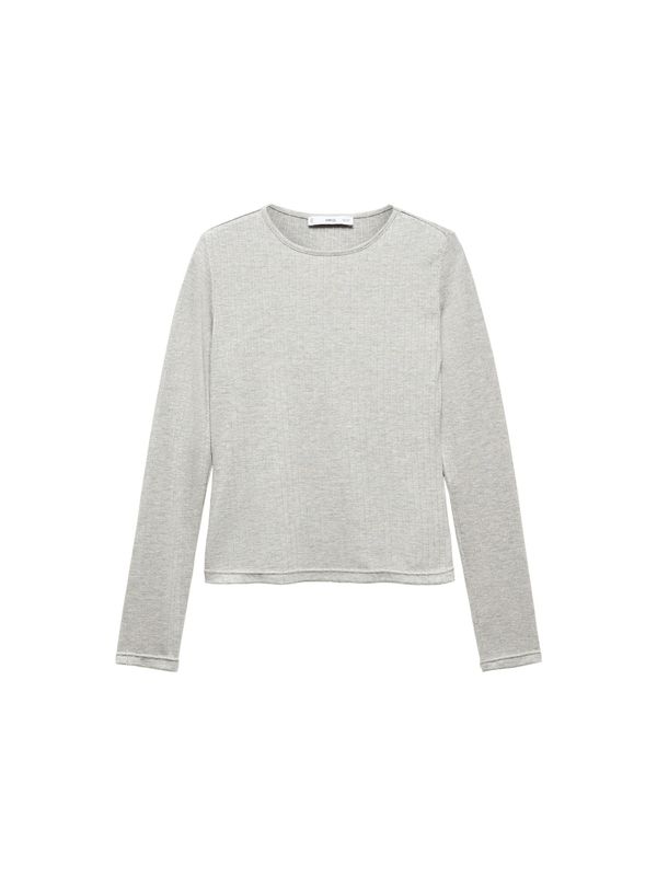 MANGO MANGO Majica 'CHICAGO'  siva melange