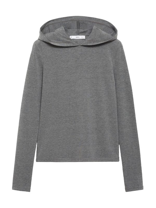 MANGO MANGO Majica 'DANIELA'  siva melange