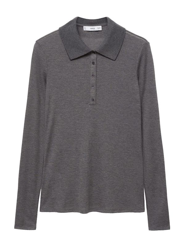 MANGO MANGO Majica 'ELVIS'  siva melange