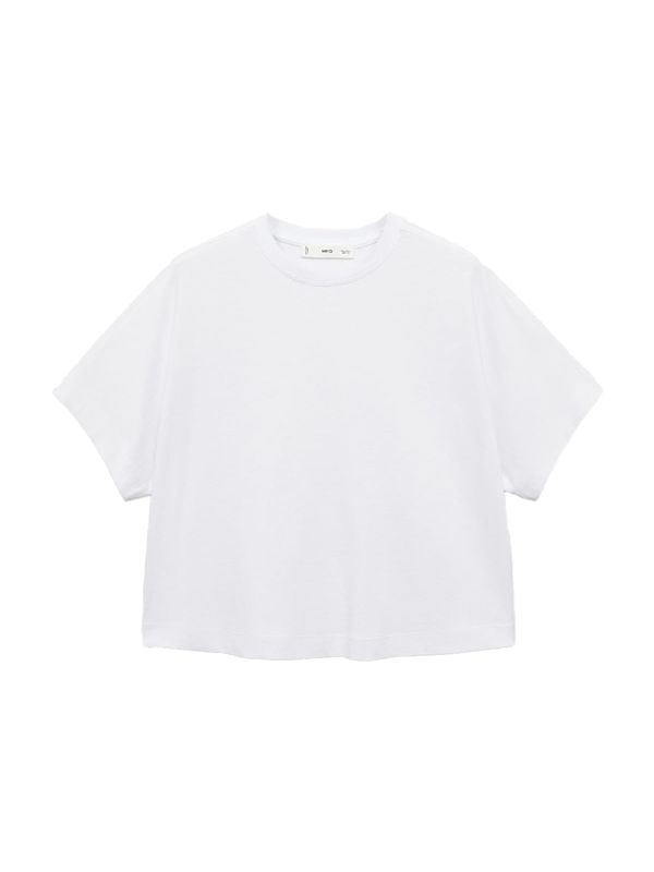 MANGO MANGO Majica 'GLASI'  bijela