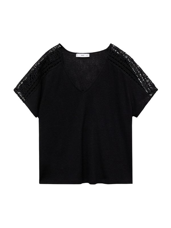 MANGO MANGO Majica 'MACA'  crna