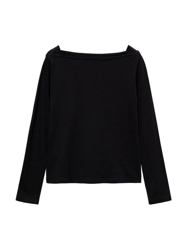 MANGO MANGO Majica 'SACO'  crna