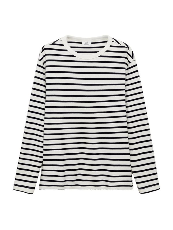 MANGO MAN MANGO MAN Majica 'MARINER'  mornarsko plava / bijela