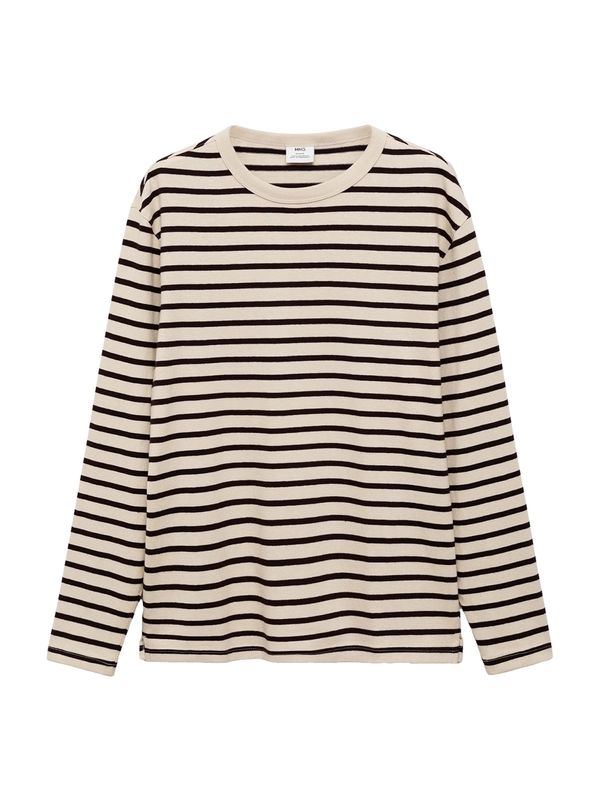 MANGO MAN MANGO MAN Majica 'MARINIER'  bež / crna