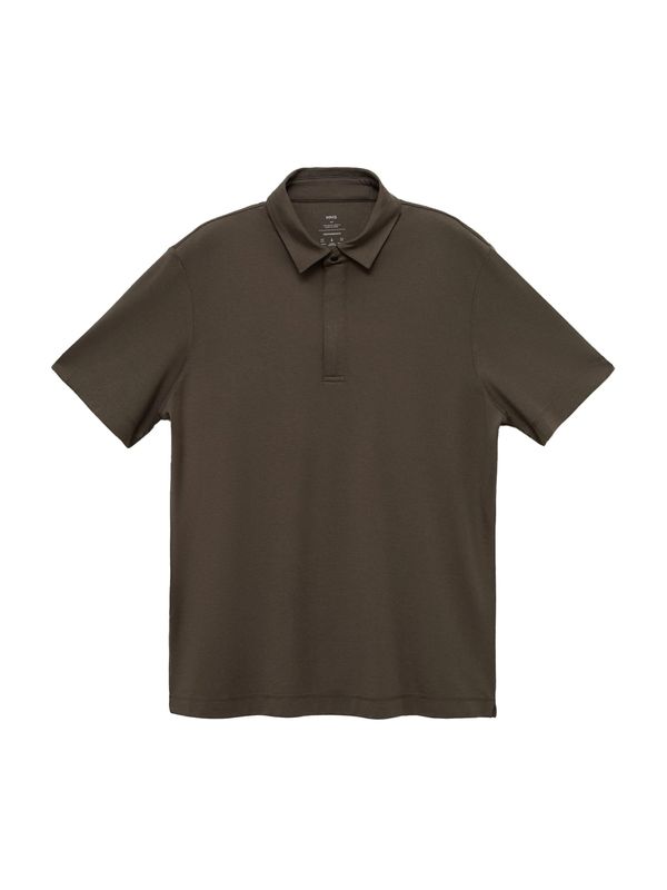 MANGO MAN MANGO MAN Majica 'SIPONTOP'  tamno smeđa