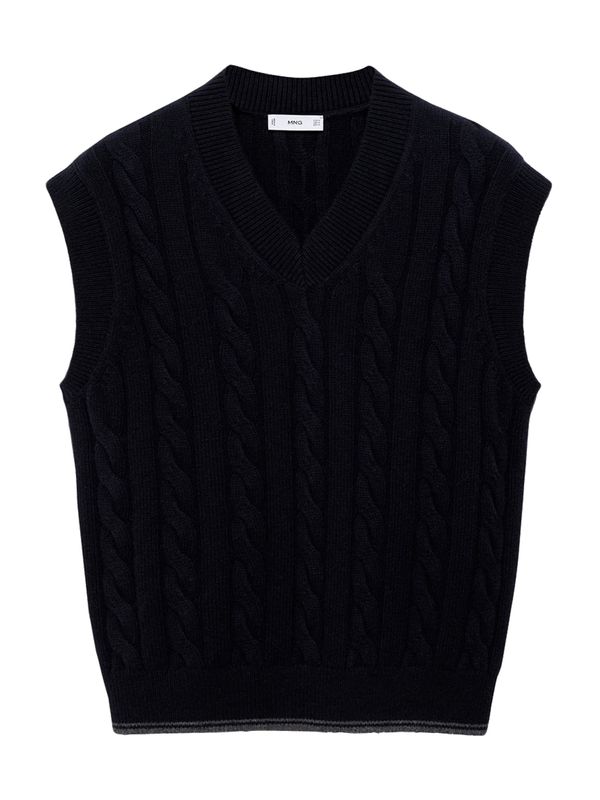 MANGO MAN MANGO MAN Pleteni prsluk 'ABSOL'  mornarsko plava