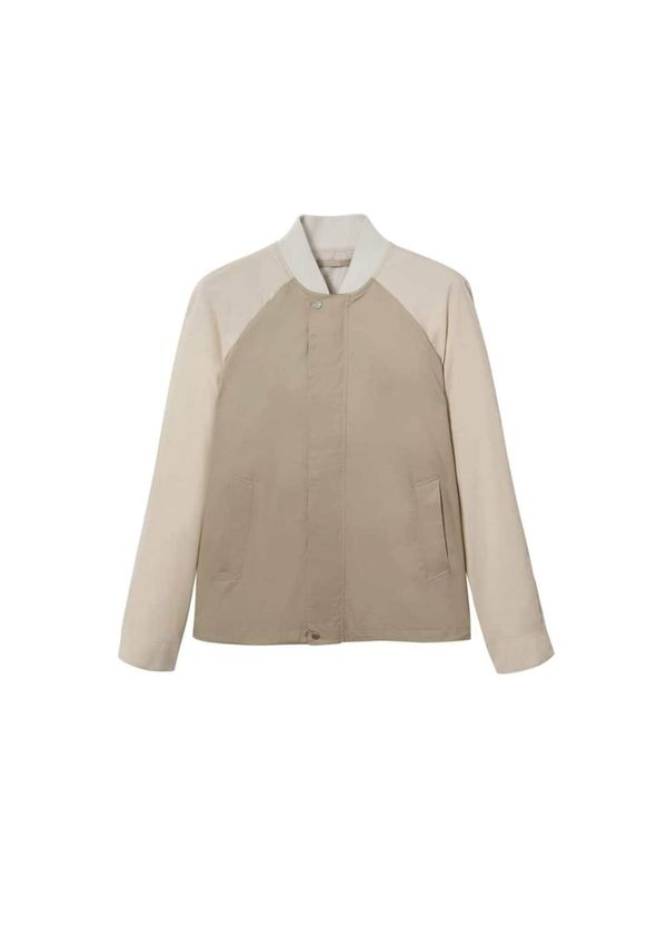 MANGO MAN MANGO MAN Prijelazna jakna 'Dani2'  bež / bež siva