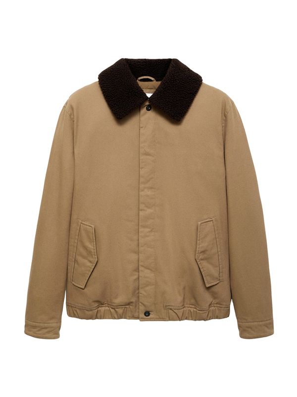 MANGO MAN MANGO MAN Prijelazna jakna 'TORREY'  svijetlosmeđa / tamno smeđa