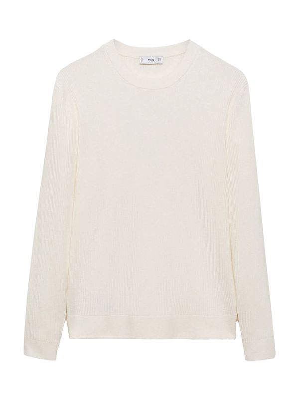 MANGO MAN MANGO MAN Pulover 'ANTIGUA'  prljavo bijela