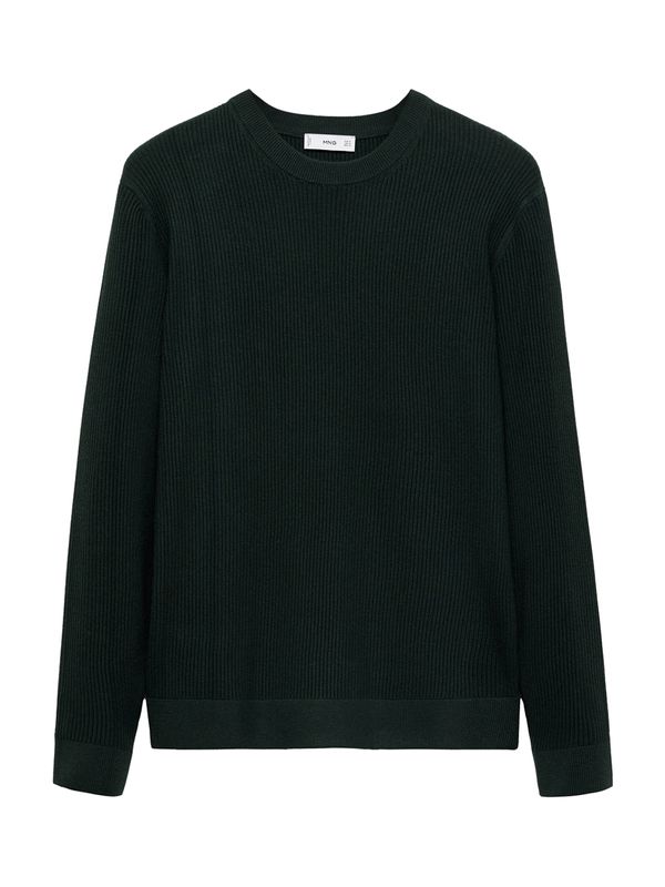 MANGO MAN MANGO MAN Pulover 'ANTIGUA'  tamno zelena
