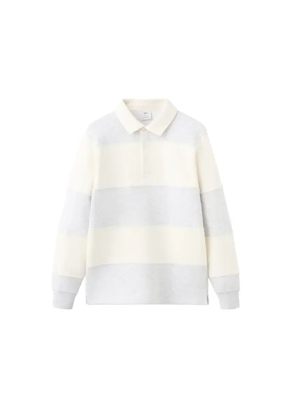 Mango MANGO MAN Sweater majica 'Bolar'  ecru/prljavo bijela / svijetlosiva